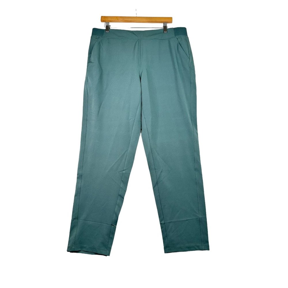 New 32‎ Cool Elastic Waist Pants size Large Green